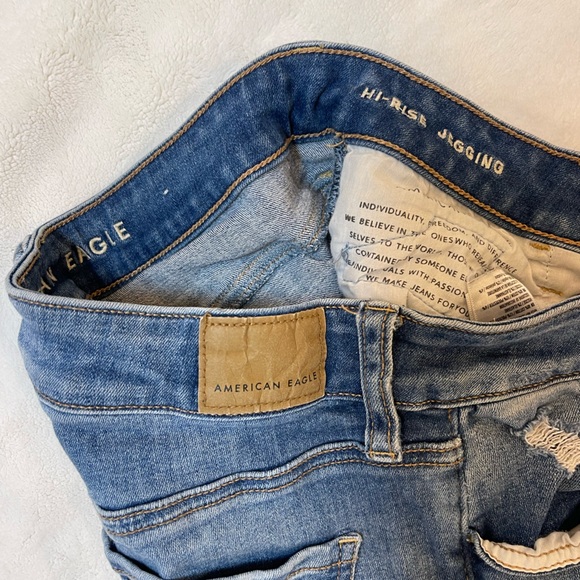 American Eagle High Rise Jegging distressed jeans - Picture 4 of 5
